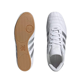 Tenis mujer adidas Taekwondo Lace Blanco Plateado vista par superior