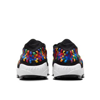 Tenis Mujer Nike Air Footscape Woven Negro Multicolor vista par atras