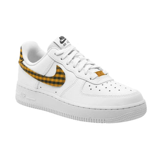 Tenis Mujer Nike Air Force 1 07 Bronzine Gingham vista frontal