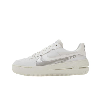 Tenis Mujer Nike Air Force 1 PLT.AF.ORM Blanco Plata vista lateral principal