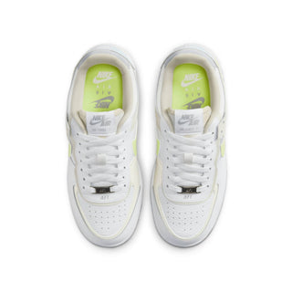 Tenis Mujer Nike Air Force 1 Shadow White Lemon Twist vista par superior