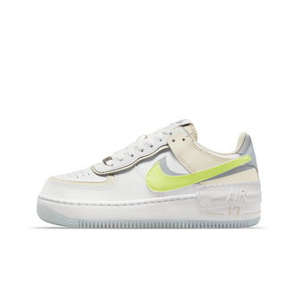 Tenis Mujer Nike Air Force 1 Shadow White Lemon Twist vista lateral principal