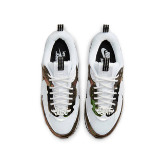 Tenis Mujer Nike Air Max 90 Futura Blanco Dorado Verde vista par superior
