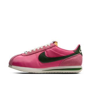 Tenis Mujer Nike Cortez Rosa Blanco Verde vista lateral principal