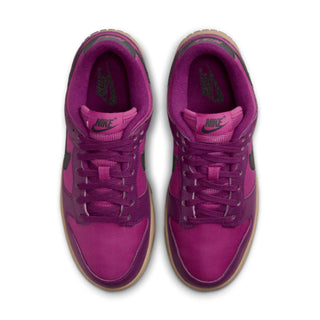 Tenis Mujer Nike Dunk Low Violeta Rosa Intenso vista par superior