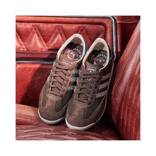Tenis Unisex Adidas SL 72 Musica Regional Cafe Azul vista foto referencia