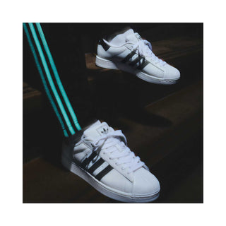 Tenis Unisex Adidas Superstar Clasicos Blanco Negro vista foto referencia