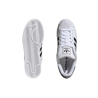 Tenis Unisex Adidas Superstar Clasicos Blanco Negro vista superior suela