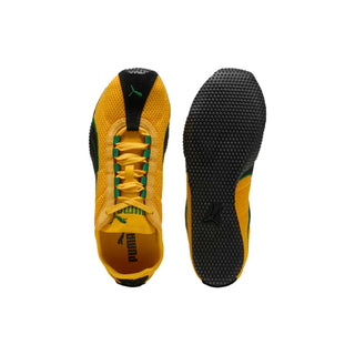 Tenis Unisex Puma H-Street Amarillo Negro vista superior