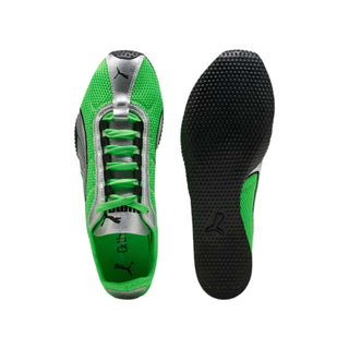 Tenis Unisex Puma H-Street OG Verde Negro Plata vista par superior suela