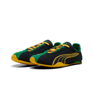 Tenis Unisex Puma H-Street Verde Amarillo Negro vista par frontal