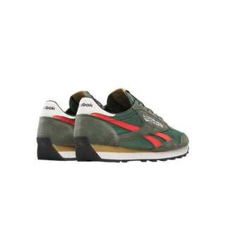Tenis Unisex Reebok AZTEC II Verde Naranja vista par atras