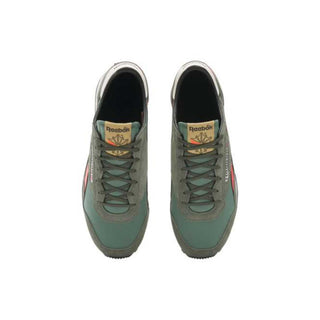 Tenis Unisex Reebok AZTEC II Verde Naranja vista par superior