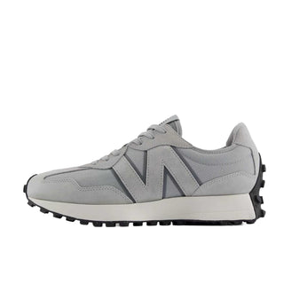 Tenis Unisex New Balance 327 Triple Gris vista lateral principal